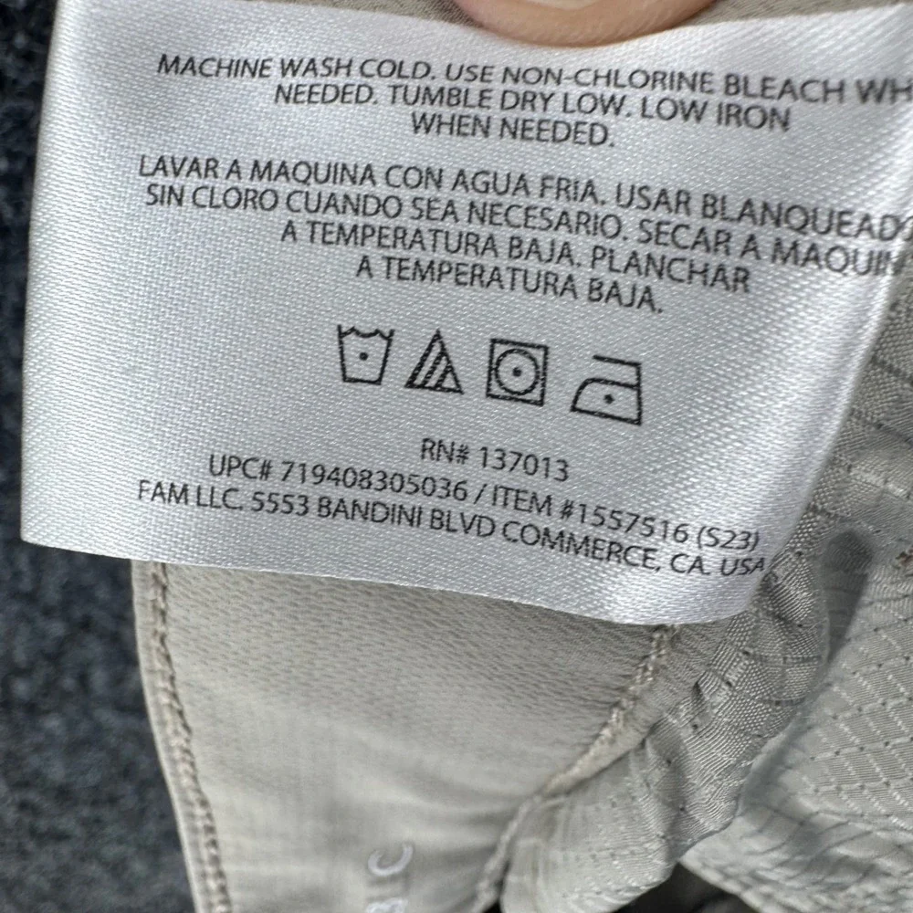 Banana Republic Core Temp Chino Pants Mens 38x30 Beige Performance Trousers